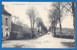 CPA - YONNE - CHATEL CENSOIR - ENTRÉE DE LA VILLE COTÉ NORD - A Hauteur Du Café De La Gare - Librairie F. Goulet / 192 - Autres & Non Classés