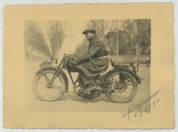Louis Peyranne Sur Une Moto Styl'son. 1930. Dédicace. Rare. - Sporten