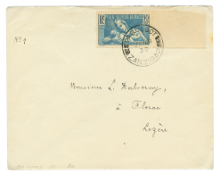 "PAQUEBOT ZANZIBAR" : 1939 FRANCE 90 + 30c Canc. PAQUEBOT ZANZIBAR On Envelope To FRANCE. Arrival Cds On Reverse. Very R - Other & Unclassified