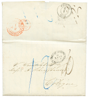 "NUEVA MEHLEM" : 1860 Entire Letter From NUEVA MEHLEM To GERMANY. Vf. - Uruguay