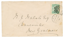 1894 TONGA Provisional 2 1/2d On 2d Canc. NUKUALOFA On Envelope To NEW ZEALAND. RARE. Vvf. - Autres & Non Classés
