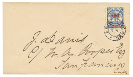 DAVIS POST : 1894 5d On 4d Canc. APIA SAMOA On Envelope To SAN FRANCISCO(USA). RARE. Vvf. - Other & Unclassified