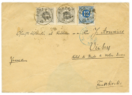 1884 4 Ore(x2) + 12 Ore Canc. PORLA On Envelope To FRANCE. Vvf. - Other & Unclassified