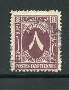 EGYPTE- Taxe Y&T N°34- Oblitéré - Dienstmarken