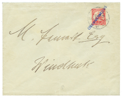 "OKOWAKUATJIWI" : 1907 10pf Canc. OKOWAKUATJIWI Blue On Envelope To WINDHUK. Signed CZIMMEK. Superb. - Sonstige & Ohne Zuordnung