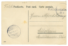 "KALKFONTEIN" : 1908 KALKFONTEIN (type 2) On Military Card To GERMANY. Superb. - Sonstige & Ohne Zuordnung