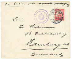 1916 7 1/2c Canc. DARESSALAM + ZENSUR PASSIERT DEUTSCH-OSTAFRIKA On Envelope To HAMBURG. Signed STEUER. Superb. - Sonstige & Ohne Zuordnung