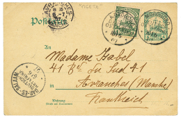 "MGETA Via MOROGORO" : 1907 P./Stat 4h Datelined "MGETA" + 4h Canc. MOROGORO To FRANCE. Rare Mail From FRENCH MISSIONAR. - Sonstige & Ohne Zuordnung