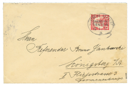 1907 4c Canc. DEUTSCHE SEPOST SHANGHAI-TIENTSIN A On Envelope To GERMANY. Signed MANSFELD. Vvf. - Sonstige & Ohne Zuordnung