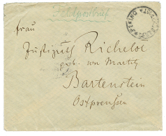 1900 PEKING DEUTSCHE POST (Arge N°2) + "FELDPOSTBRIEF" On Envelope To GERMANY. Scarce. Vf. - Sonstige & Ohne Zuordnung