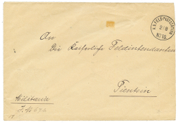 FELDPOSTSTATION N°10 On Military Envelope To TIENTSIN. Superb. - Sonstige & Ohne Zuordnung