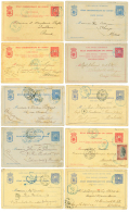 1894/98 Lot 109 Postal Stationery Datelined From Small Villages (CONGO DA LIMBA, CHUMBINI, BUSSIRA MANCORE, BUMBA, NYANG - Other & Unclassified