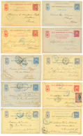 1894/98 Lot 109 Postal Stationery Datelined From Small Villages (CONGO DA LIMBA, CHUMBINI, BUSSIRA MANCORE, BUMBA, NYANG - Sonstige & Ohne Zuordnung