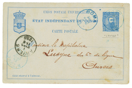 "LEMBA Via N'ZOBE" : 1898 P./Stat 15c Datelined "LEMBA" Canc. N'ZOBE To BELGIUM. Vf. - Other & Unclassified