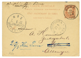 1892 BELGIAN CONGO FIRST ISSUE P./Stat 15c Canc. BOMA To GERMANY. Superb. - Otros & Sin Clasificación