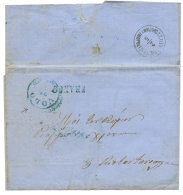 "VOLO" : 1865 VOLO + FRANCO On Entire Letter. Verso, LLOYD AGENCY COSTANTINOPOLI. Vvf. - Other & Unclassified