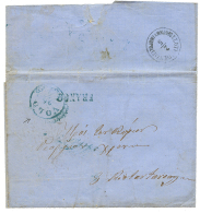 "VOLO" : 1865 VOLO + FRANCO On Entire Letter. Verso, LLOYD AGENCY COSTANTINOPOLI. Vvf. - Otros & Sin Clasificación