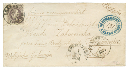 KRAKAU (POLAND) To RUSSIA : 1874 AUSTRIA 25k Canc. KRAKAU On REGISTERED Envelope To RUSSIA. Vf. - Other & Unclassified