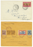 "FUTUNA" : 1933/36 2 Lettres De FUTUNA Pour La FRANCE Ou L' AUSTRALIE. RARE. TTB. - Other & Unclassified