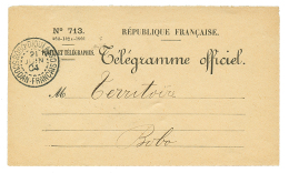 1904 BOBO DIOULASSO SOUDAN FRANCAIS Sur TELEGRAMME Pour BOBO. TB. - Autres & Non Classés