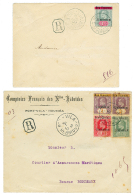 1909/10 Lot 2 Lettres De PORT VILA Pour La FRANCE. B/TB. - Autres & Non Classés