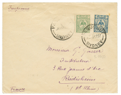 1937 5c+ 10c Obl. PAQUEBOT SYDNEY Sur Enveloppe Pour La FRANCE. TB. - Other & Unclassified