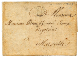 "MAROC - PRECURSEUR" : 1754 Lettre Avec Texte De SALE (MAROC) Pour MARSEILLE. Les Courriers En Provenance Du MAROC Sont - Other & Unclassified