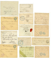 CORPS EXPEDITIONNAIRE DE MADAGASCAR : 1895/1902 Lot 13 Lettres Militaires. B/TB. - Other & Unclassified