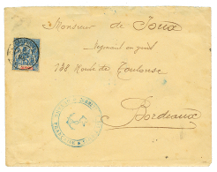 1898 15c Obl. CORR. D'ARMEES CAYENNE-GUYANE Sur Enveloppe De Militaire Pour La FRANCE. TB. - Other & Unclassified