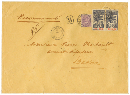 1912 15c + 50c "PALMIER" (x2) Obl. CONACRY GUINEE Sur Grande Env. RECOMMANDEE Pour DAKAR. TB. - Other & Unclassified