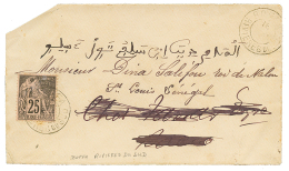 GUINEE PRECURSEUR - BOFFA" : 1893 CG 25c Obl. BOFFA RIVIERES DU DUD (frappe Faible) Sur Env(pd) Pour ST LOUIS(SENEGAL). - Other & Unclassified