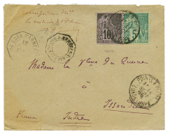 1888 CG 5c(pd) + 10c + CORR. D'ARMEES POINTE-A-PITRE Sur Env. Pour La FRANCE. RARE. TB. - Other & Unclassified