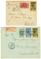 1907/13 Lot 2 Lettres RECOMMANDEES Des Bureaux De LAHOU Et GIMBOKRO. TB. - Altri & Non Classificati