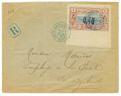 1899 0,40 Sur 4c Bord De Feuille Obl. Sur Envelope Locale RECOMMANDE. Superbe. - Other & Unclassified
