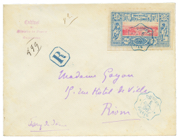 1896 : 50c Obl. DJIBOUTI POSTES Sur Env. RECOMMANDEE Du GOUVERNEUR Pour La FRANCE. TTB. - Otros & Sin Clasificación