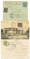 1898/1906 Lot 3 Lettres ALLADA, GRAND-POPO, PARAKOU. TTB. - Other & Unclassified