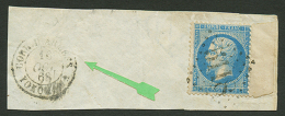 20c Obl. GC 5118 + CORR. D'ARMEES YOKOHAMA Sur Fragment. TB. - Autres & Non Classés