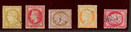 LES DARDANELLES : Lot 5 Timbres Avec GC 5084 Des DARDANELLES. B/TB. - Sonstige & Ohne Zuordnung