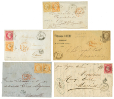 ALEXANDRIE : Lot 3 Lettres + 2 DEVANTS. B/TB. - Other & Unclassified