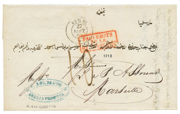 ALEXANDRETTE : 1862 DANUBE 27 Sept 62 + Taxe 10 Sur Lettre Avec Texte D'ALEXANDRETTE. TTB. - Sonstige & Ohne Zuordnung