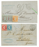 1843-70 Lot 10 Lettres Maritimes Pour La GRECE. TB. - Autres & Non Classés