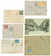 POSTE MARITIME - ALGERIE : Lot 6 Lettres. TB. - Autres & Non Classés