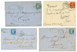 CORSE - POSTE MARITIME : Lot 4 Lettres. TB. - Other & Unclassified