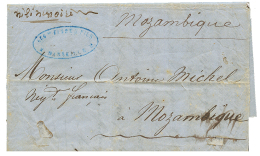 1858 Lettre Avec Texte De MARSEILLE Pour LE MOZAMBIQUE. Destination RARE à Cette Date. TB. - Sonstige & Ohne Zuordnung