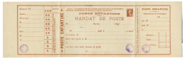 MANDAT DE POSTE Type SEMEUSE De La POSTE ENFANTINE. TTB. - Other & Unclassified