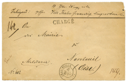 1871 CHARLEVILLE + CHARGE Sur Enveloppe De Militaire En VALEUR DECLARE (4 Taler 20) Pour L'OISE. RARE. Superbe. - Altri & Non Classificati