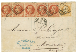 "Variété BOULE Sous Le COU" : 1868 2c Lauré(x5) Dont 2 Exemplaires Avec Variété "BOUL - Other & Unclassified