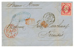 1867 80c(n°24) Sur Lettre Du HAVRE Pour TRINIDAD. TB Destination. TB. - Altri & Non Classificati