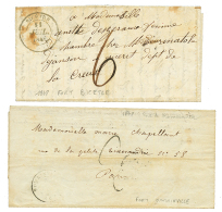 REVOLUTION 1848 Lot 2 Lettres De PRISONNIER "FORT ROMAINVILLE" Et "FORT BICETRE". TB. - Otros & Sin Clasificación