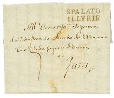 1832 SPALATO ILLYRIE Sur Lettre Avec Texte Daté "TRAU" Pour ZARA. Superbe. - Otros & Sin Clasificación